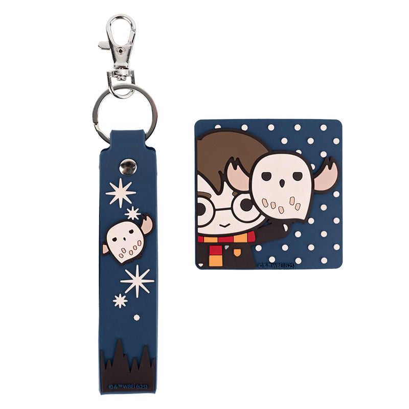 Set of velcro badge and keychain Kite Harry Potter HP25-3010-2, 2 pcs.