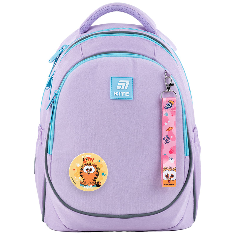 Set of velcro badge and keychain Kite Garfield GF25-3010, 2 pcs.