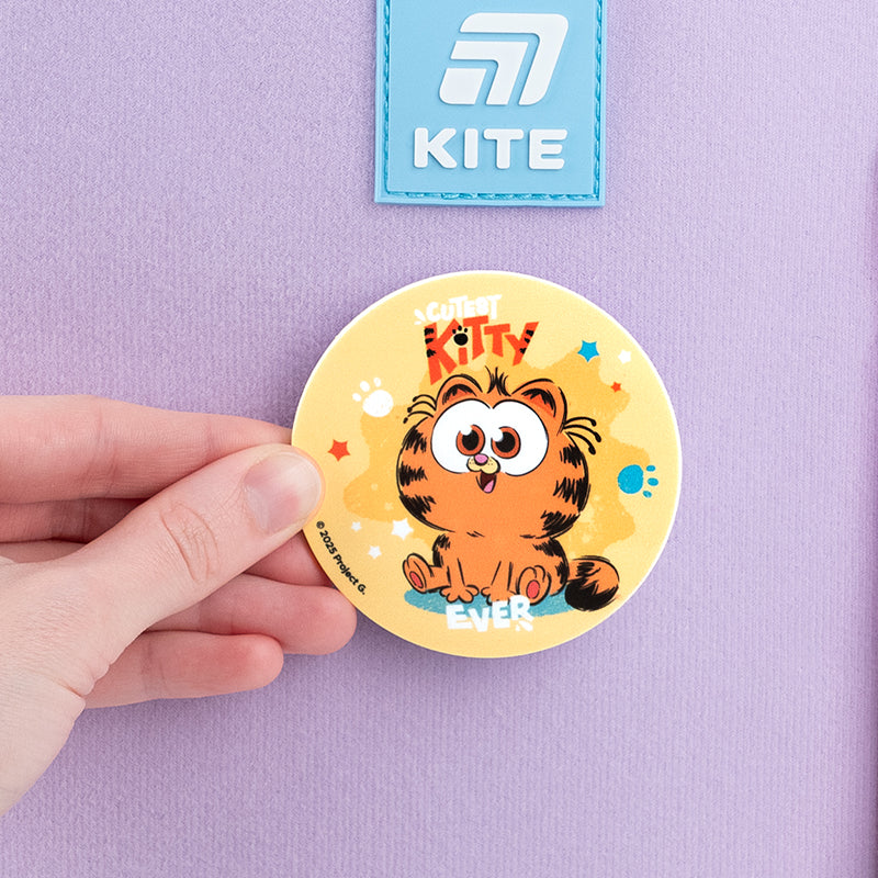 Set of velcro badge and keychain Kite Garfield GF25-3010, 2 pcs.