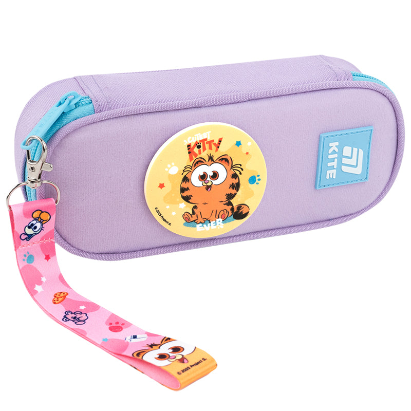 Set of velcro badge and keychain Kite Garfield GF25-3010, 2 pcs.