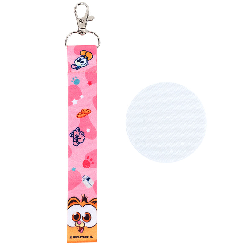Set of velcro badge and keychain Kite Garfield GF25-3010, 2 pcs.