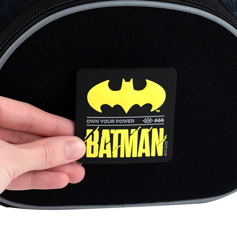 Set of velcro badge and keychain Kite DC Batman DC25-3010, 2 pcs.