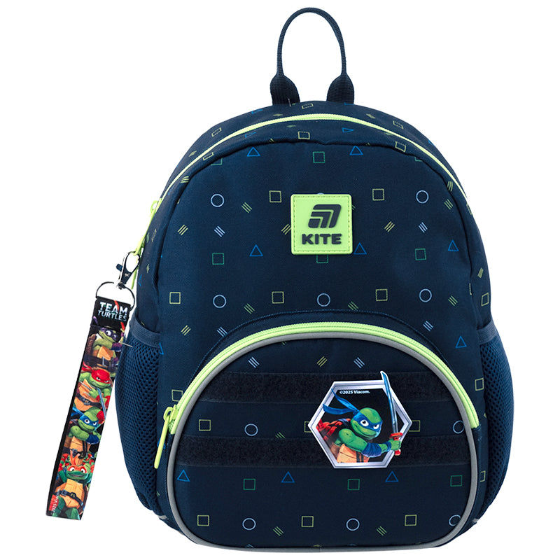 Set of velcro badge and keychain Kite TMNT Mutant Mayhem NT25-3010, 2 pcs.