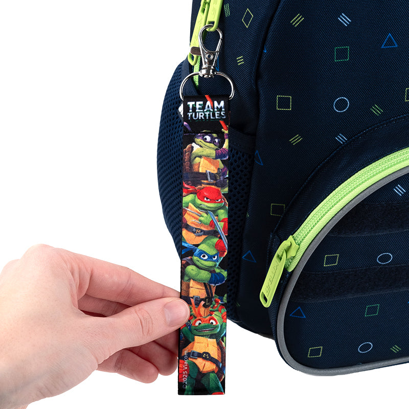 Set of velcro badge and keychain Kite TMNT Mutant Mayhem NT25-3010, 2 pcs.