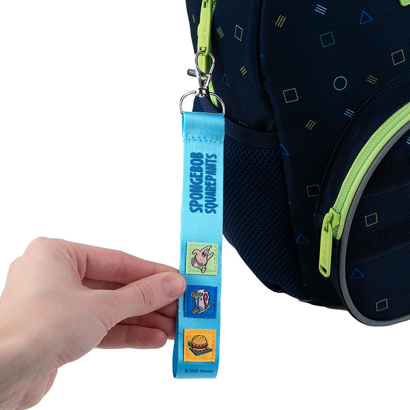 Set of velcro badge and keychain Kite SpongeBob SquarePants SB25-3010, 2 pcs.