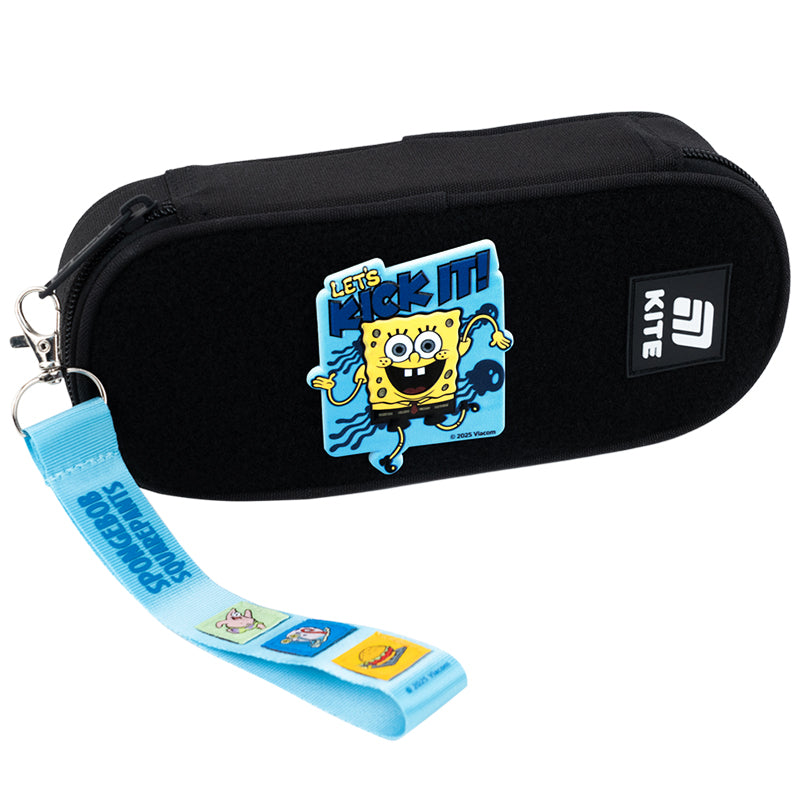 Set of velcro badge and keychain Kite SpongeBob SquarePants SB25-3010, 2 pcs.