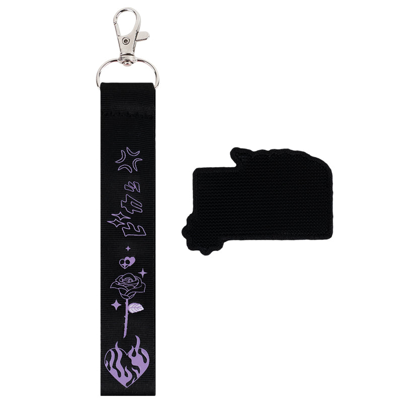 Set of velcro badge and keychain Kite K25-3010-1, 2 pcs.