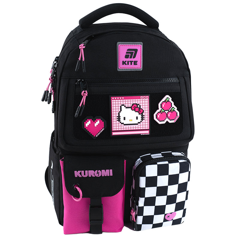 Set of velcro badges Kite Hello Kitty HK25-3012-2, 3 pcs.