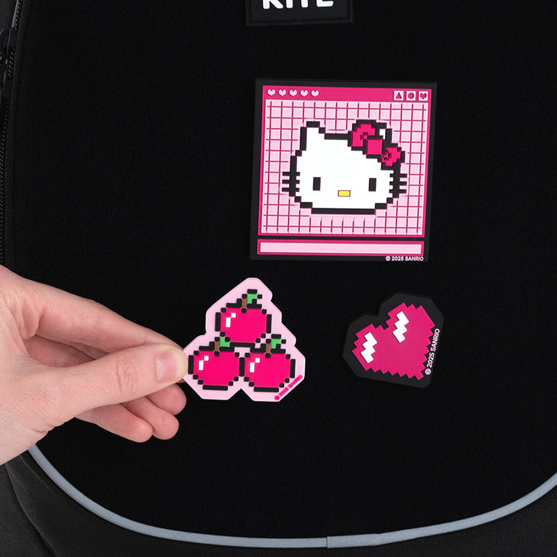 Set of velcro badges Kite Hello Kitty HK25-3012-2, 3 pcs.