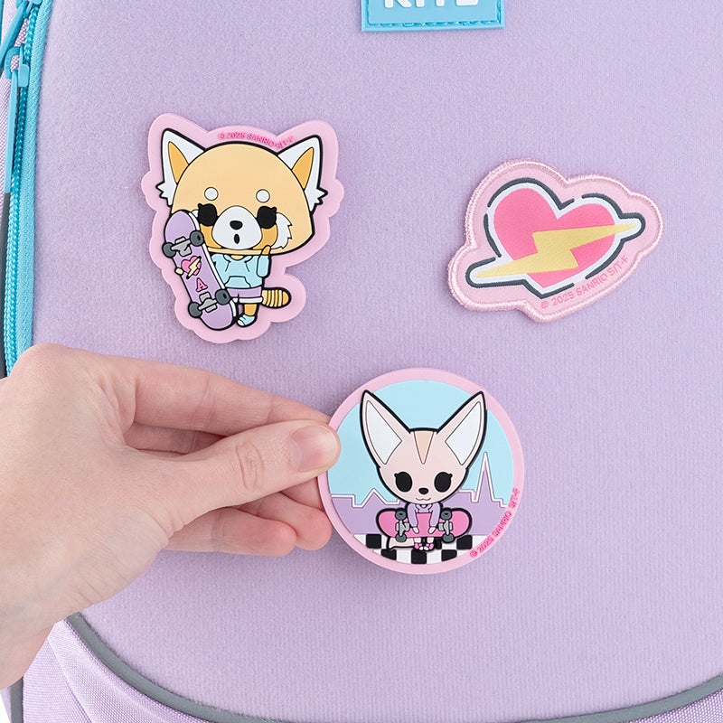 Set of velcro badges Kite Aggretsuko AR25-3012, 3 pcs.
