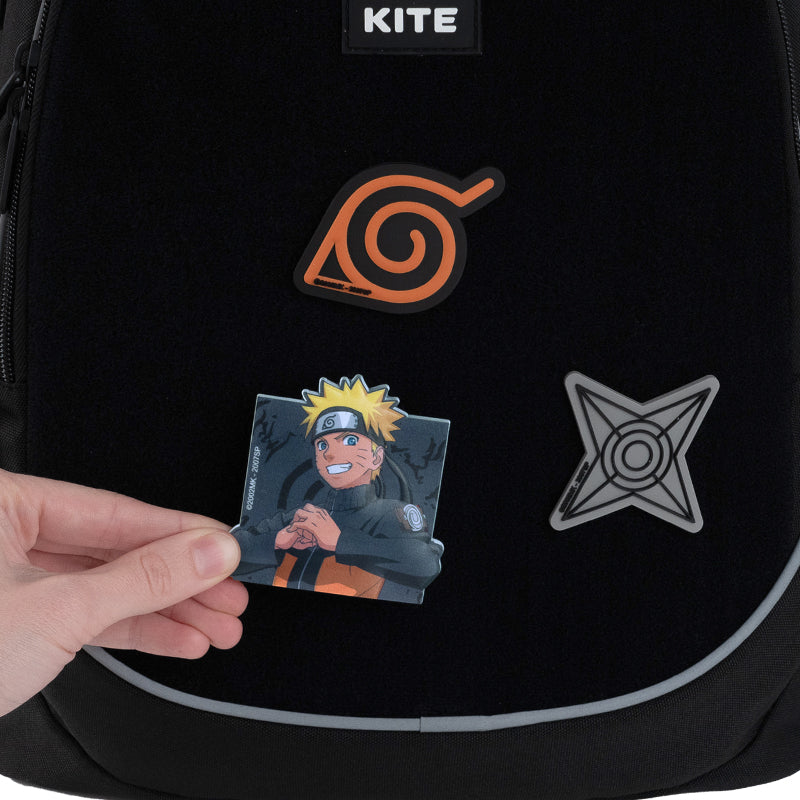 Set of velcro badges Kite Naruto Shippuden NR25-3012, 3 pcs.