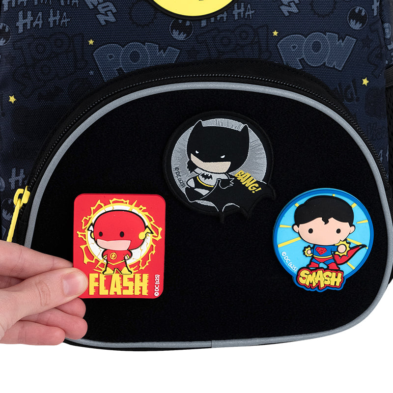 Set of velcro badges Kite DC Justice League DC25-3012, 3 pcs.