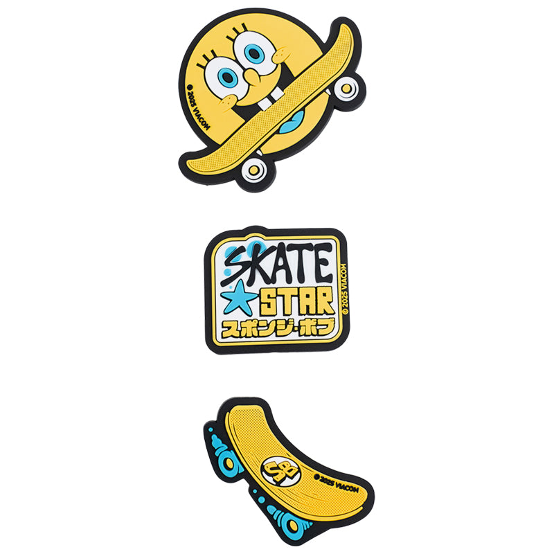 Set of velcro badges Kite SpongeBob SquarePants SB25-3012, 3 pcs.