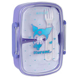 Lunchbox with fork and spoon Kite Kuromi HK25-181, 750 ml Lunchbox with fork and spoon Kite Kuromi HK25-181, 750 ml