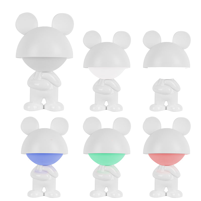 LED light lamp with battery Kite Dreamy Mouse K25-315-2-1, white