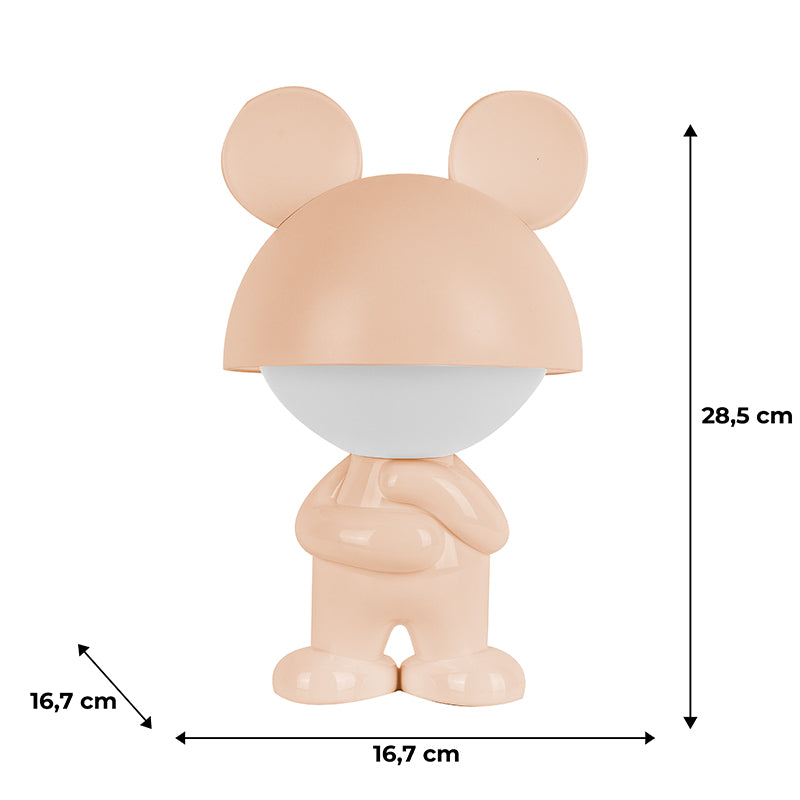 Світильник-нічник LED з акумулятором  Kite Dreamy Mouse K25-315-2-4, персиковий