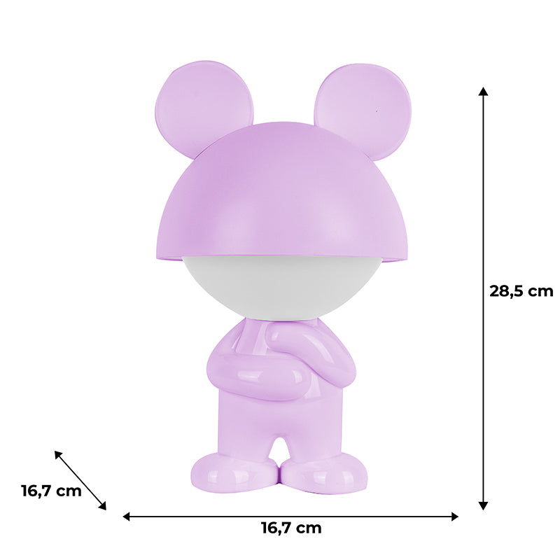 LED light lamp with battery Kite Dreamy Mouse K25-315-2-5, purple