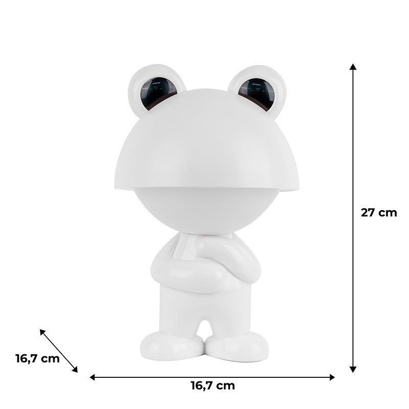 LED light lamp with battery Kite Dreamy Froggy K25-315-3-1, white