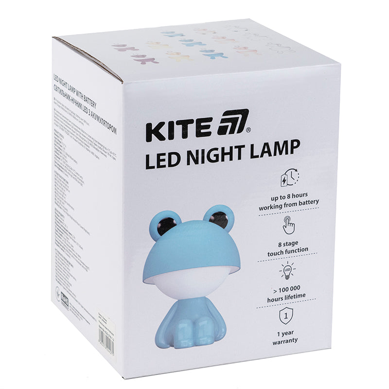 Світильник-нічник LED з акумулятором  Kite Cute Bunny K25-316-1-2, рожевий
