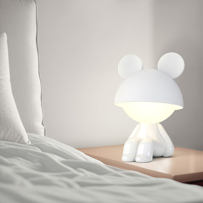 LED light lamp with battery Kite Cute Mouse K25-316-2-1, white