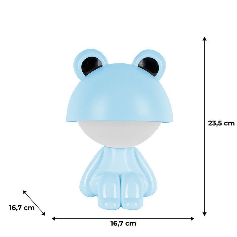 LED light lamp with battery Kite Cute Froggy K25-316-3-3, blue
