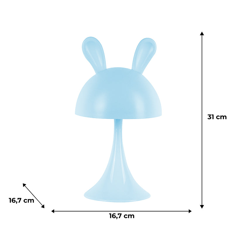 LED light lamp with battery Kite Simple Bunny K25-317-1-3, blue