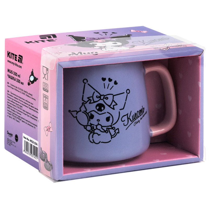 Mug Kite Kuromi HK25-218-1, 350 ml