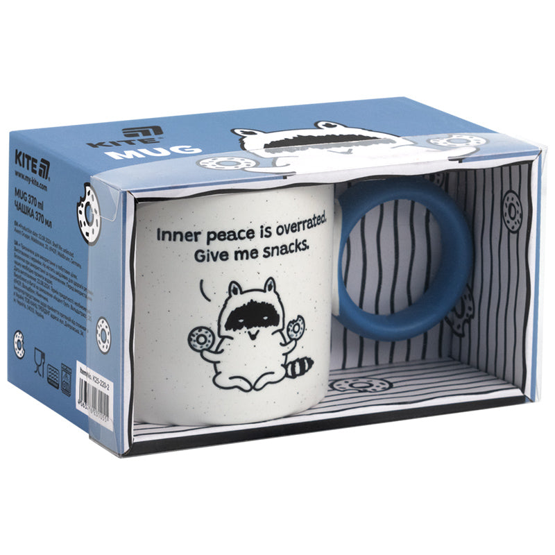 Mug Kite Donut racoon K25-220-2, 370 ml