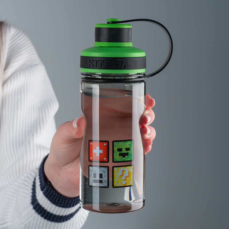 Water bottle Kite Multiplayer K25-397-1, 500 ml, black