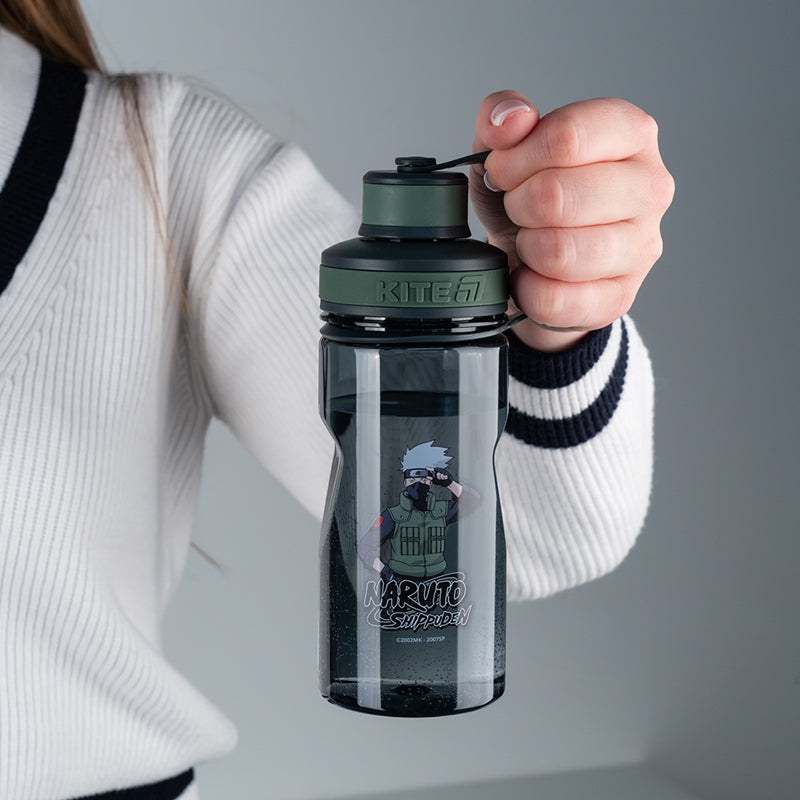 Water bottle Kite Naruto NR25-397, 500 ml, grey