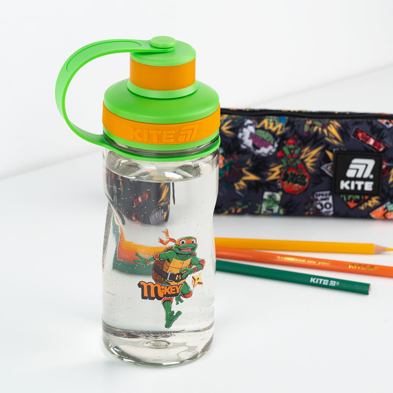 Water bottle Kite Ninja Turtles NT25-397, 500 ml, grey