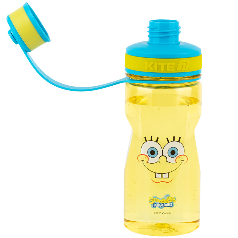 Water bottle Kite Sponge Bob SB25-397, 500 ml, yellow