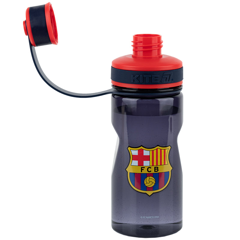 Water bottle Kite FC Barcelona BC25-397, 500 ml, blue