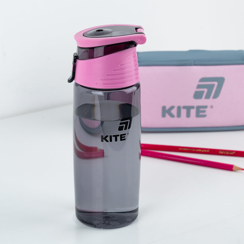 Water bottle Kite K25-401-1, 550 ml, grey
