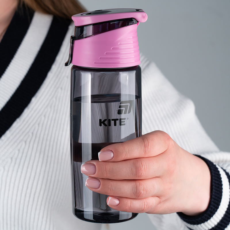 Water bottle Kite K25-401-1, 550 ml, grey