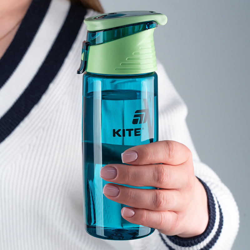 Water bottle Kite K25-401-2, 550 ml, emerald