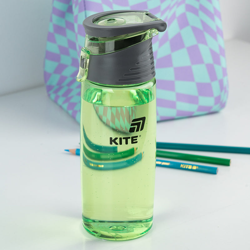 Water bottle Kite K25-401-3, 550 ml, green