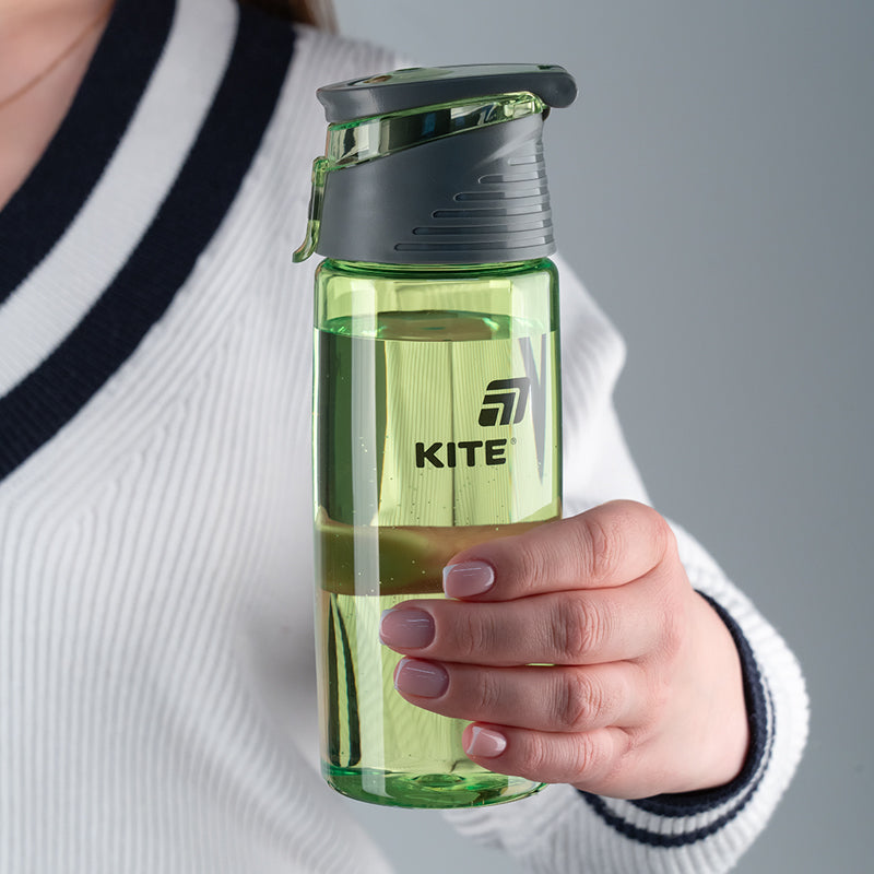 Water bottle Kite K25-401-3, 550 ml, green