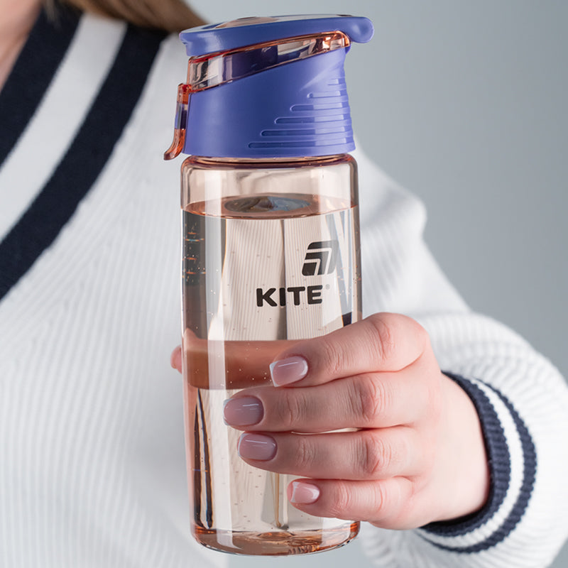 Water bottle Kite K25-401-4, 550 ml, pink