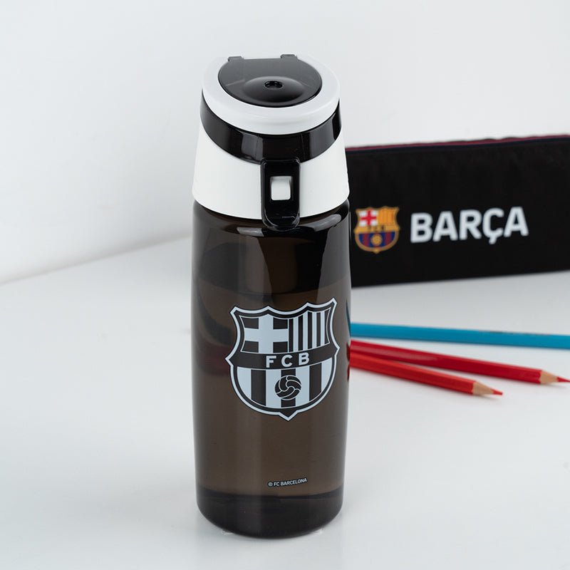 Water bottle Kite FC Barcelona BC25-401, 550 ml, black