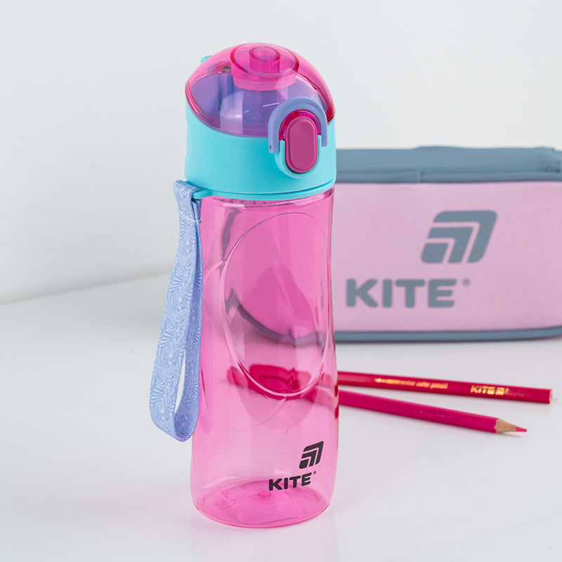 Water bottle Kite K25-400-1, 530 ml, pink