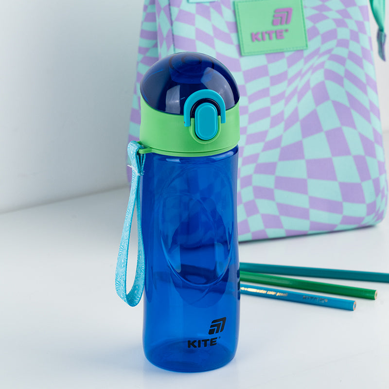 Water bottle Kite K25-400-3, 530 ml, blue
