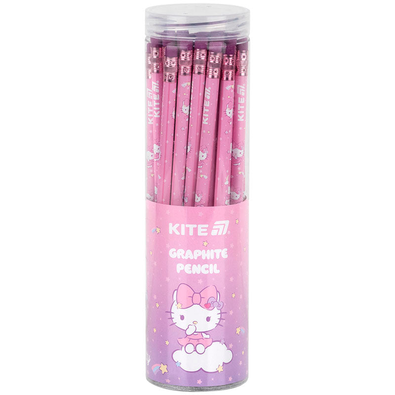 Graphite pencil with eraser Kite Hello Kitty HK25-056