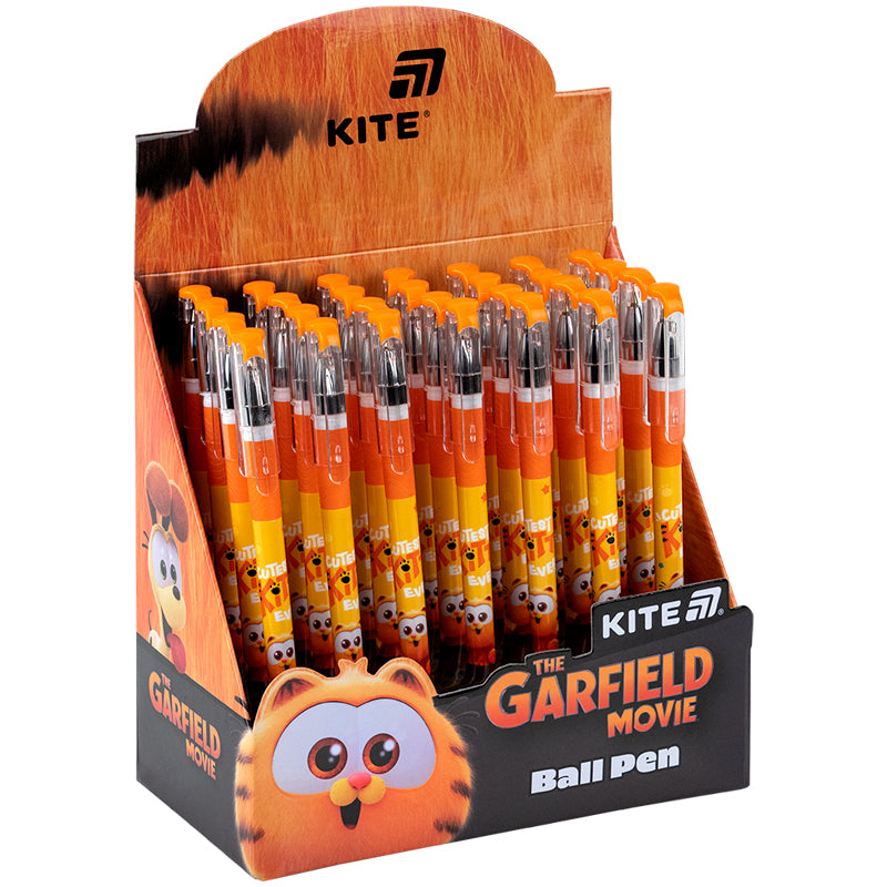 Ручка кулькова Kite Garfield GF25-032, синя