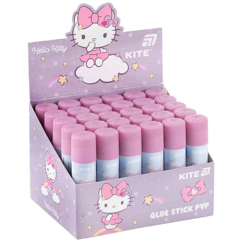 Клей-олівець з індикатором PVP Kite Hello Kitty HK25-130-1, 8 г