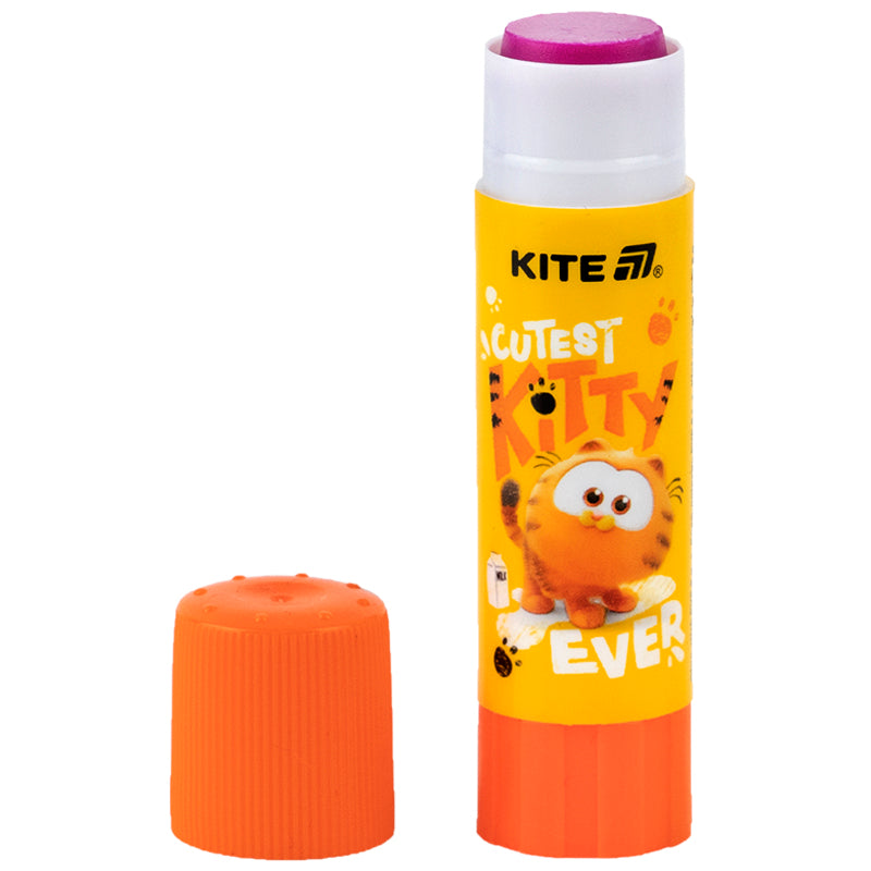 Клей-олівець з індикатором PVP Kite Garfield GF25-130, 8 г