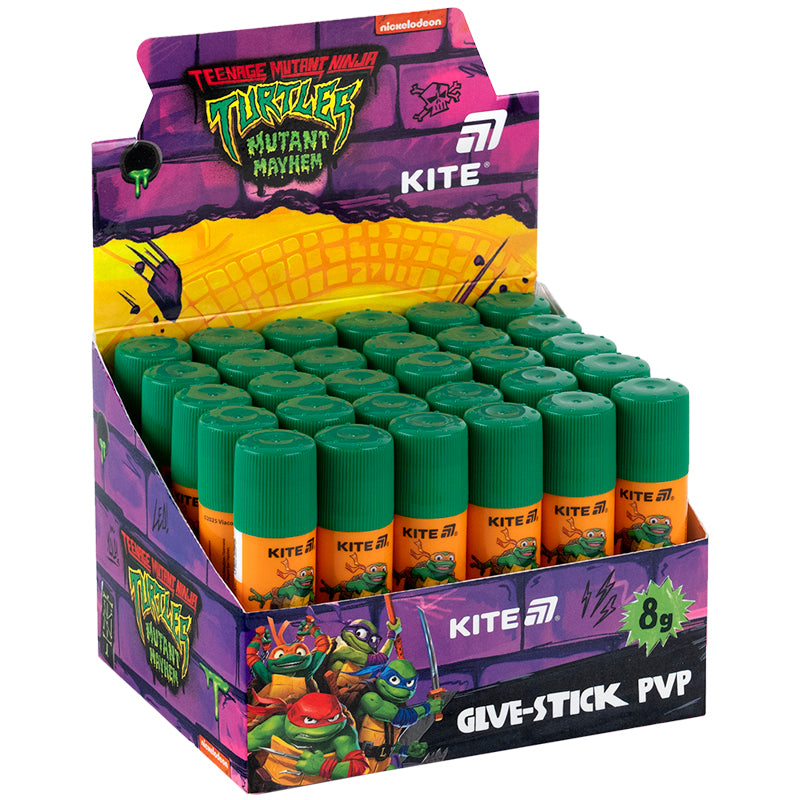 Glue stick with indicator PVP Kite Ninja Turtles NT25-130, 8 g