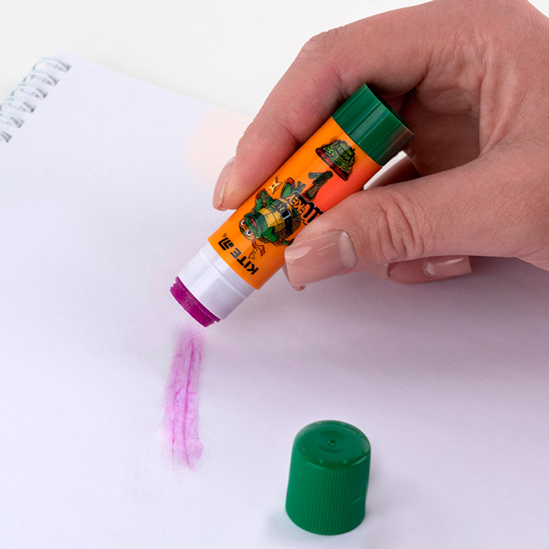 Glue stick with indicator PVP Kite Ninja Turtles NT25-130, 8 g