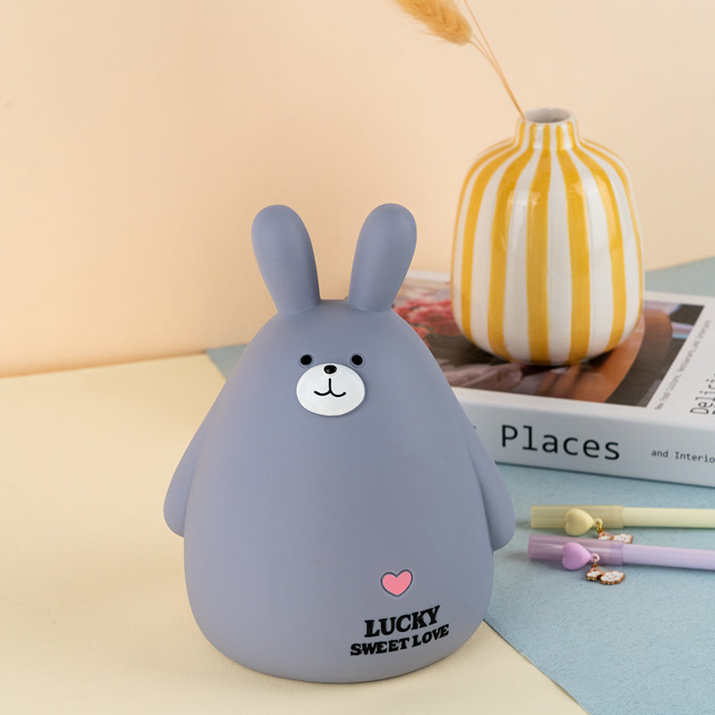 Coin bank Kite Grey Bunny K25-498-8