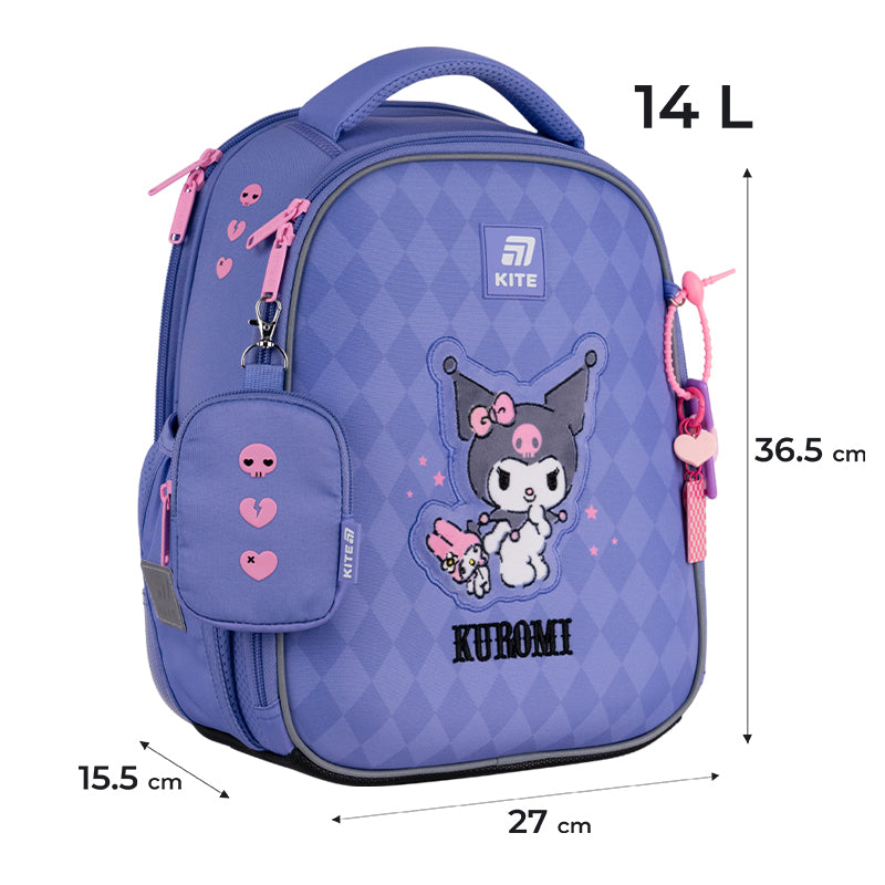 Рюкзак шкільний каркасний Kite Education Kuromi HK25-555S-2